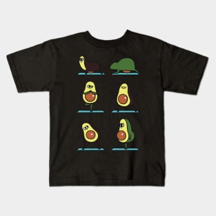 Avocado Yoga for Beginner Kids T-Shirt